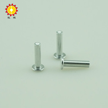 Flat head aluminum rivet 3 * 12 * 6